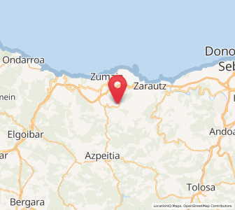 Map of Aizarnazabal, Basque Country