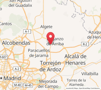 Map of Ajalvir, Madrid