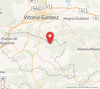 Map of Ajarte, Castille and León