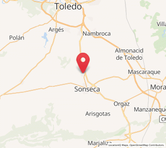 Map of Ajofrín, Castille-La Mancha