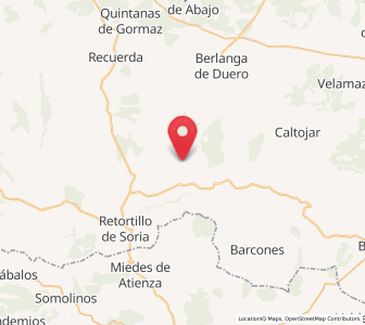 Map of Alaló, Castille and León