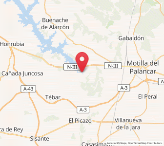 Map of Alarcón, Castille-La Mancha