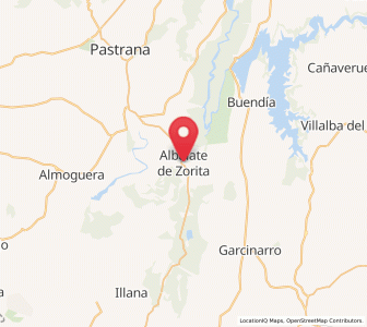 Map of Albalate de Zorita, Castille-La Mancha