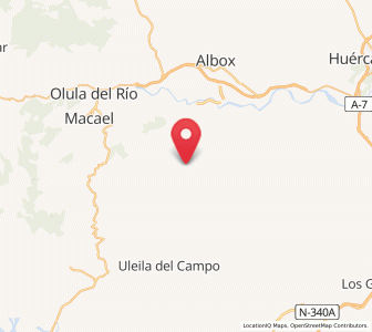 Map of Albanchez, Andalusia