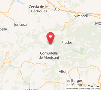 Map of Albarca, Catalonia
