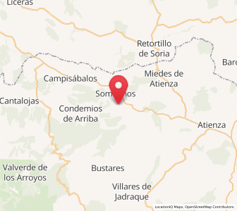 Map of Albendiego, Castille-La Mancha