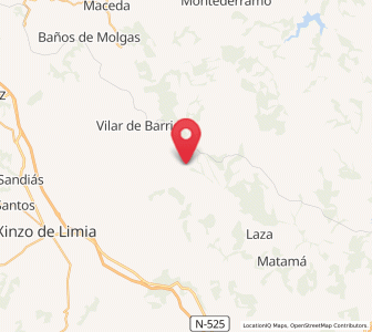 Map of Alberguería, Galicia
