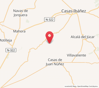 Map of Alcazarejos, Castille-La Mancha