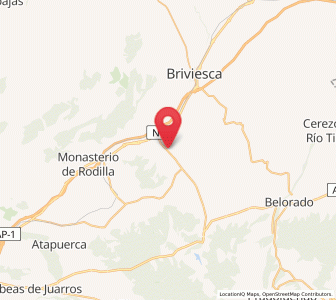 Map of Alcocero de Mola, Castille and León