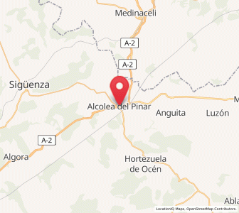 Map of Alcolea del Pinar, Castille-La Mancha
