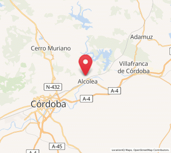 Map of Alcolea, Andalusia