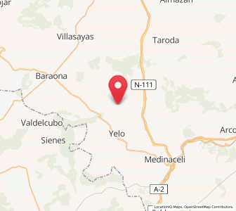 Map of Alcubilla de las Peñas, Castille and León