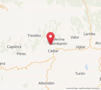 Map of Alcútar, Andalusia