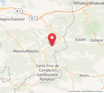 Map of Alda, Basque Country