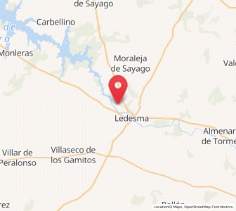 Map of Aldeagutiérrez, Castille and León