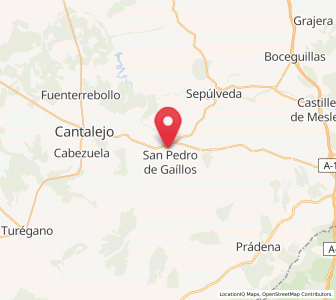 Map of Aldealafuente, Castille and León