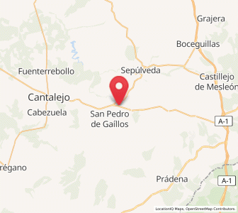 Map of Aldealcorvo, Castille and León
