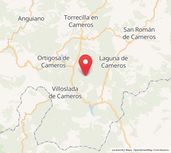 Map of Aldeanueva de Cameros, La Rioja