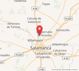 Map of Aldeaseca de Armuña, Castille and León