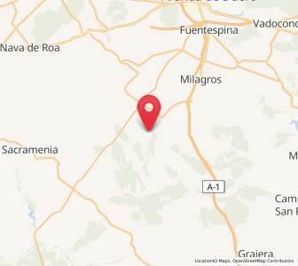 Map of Aldehorno, Castille and León