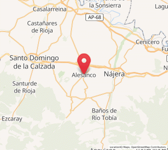 Map of Alesanco, La Rioja