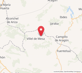 Map of Algar de Mesa, Castille-La Mancha