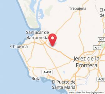 Map of Alíjar, Andalusia