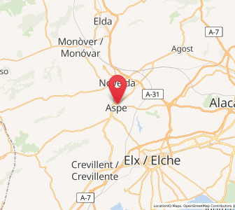 Map of Aljau, Valencia