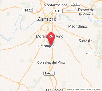 Map of Almancaya, Castille and León