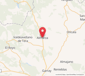 Map of Almarza, Castille and León