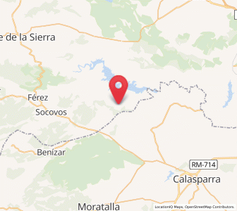 Map of Almirez, Castille-La Mancha