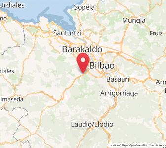 Map of Alonsotegi, Basque Country