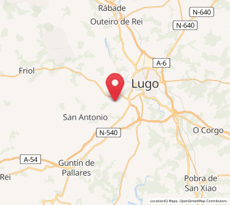 Map of Alto, Galicia
