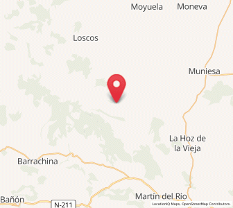 Map of Anadón, Aragon
