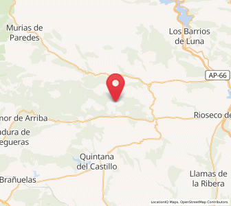 Map of Andarraso, Castille and León
