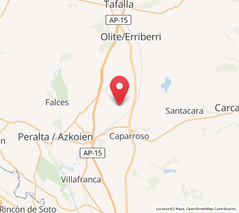 Map of Andosilla, Navarre