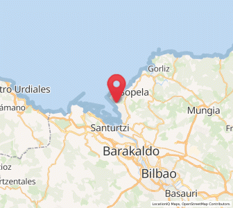 Map of Andra Mari, Basque Country