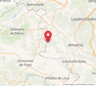 Map of Añes, Basque Country