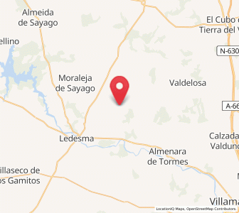Map of Añover de Tormes, Castille and León