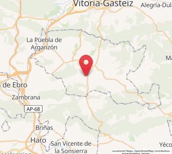 Map of Arana, Castille and León