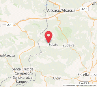 Map of Aranarache, Navarre