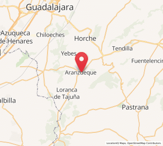 Map of Aranzueque, Castille-La Mancha