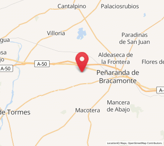 Map of Arauzo, Castille and León