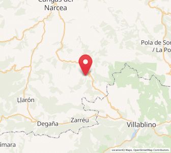 Map of Arbás, Asturias