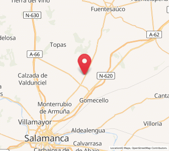Map of Arcediano, Castille and León