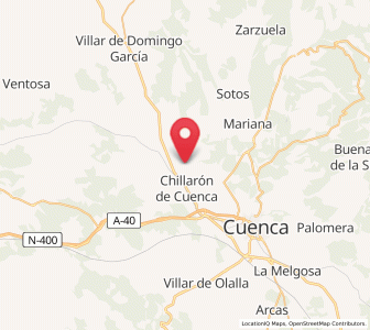 Map of Arcos de la Cantera, Castille-La Mancha
