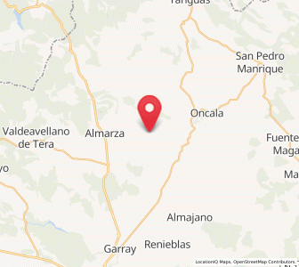 Map of Arévalo de la Sierra, Castille and León