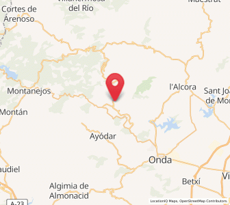 Map of Argelita, Valencia