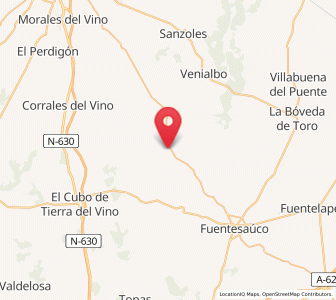 Map of Argujillo, Castille and León
