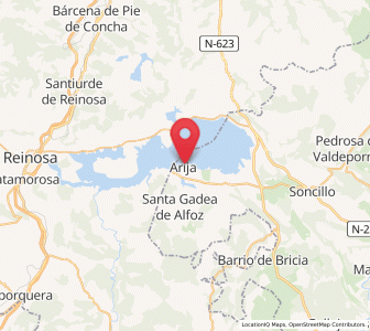 Map of Arija, Castille and León